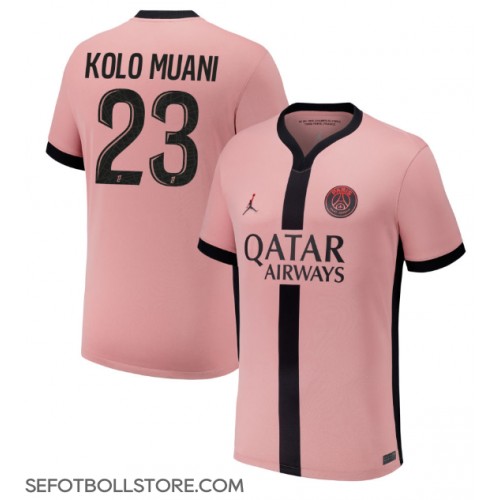 Paris Saint-Germain Randal Kolo Muani #23 Replika Tredje Tröja 2024-25 Kortärmad